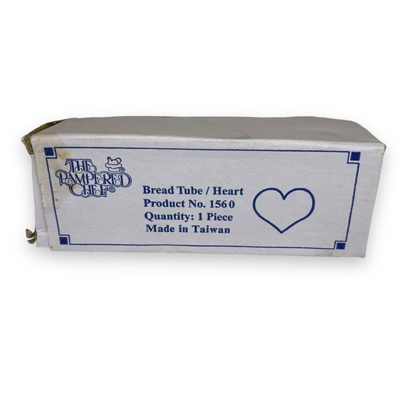 Pampered Chef Other - The Pampered Chef Valtrompia Bread Tube Heart Shape #1560 New In Box 1993 VTG